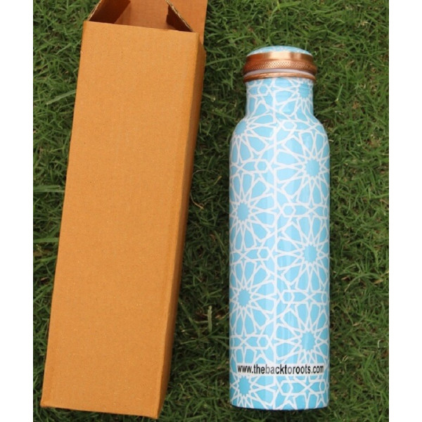 Ayurvedic Copper Bottles | Printed | 1 Ltr.