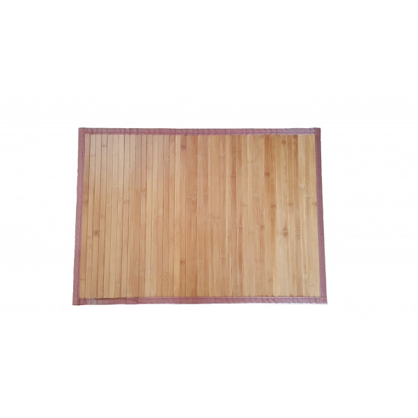Bamboo Carpet/ Bedside Runner - Brown (2 x 4.5 ft)