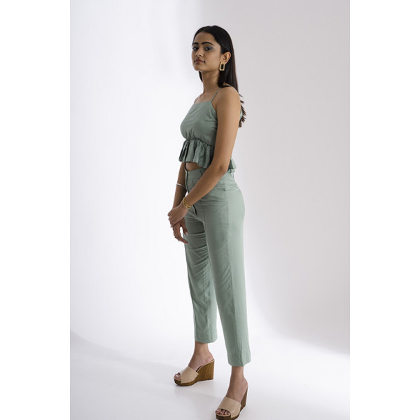 SOUL EYES BACK TIE CROP TOP SET