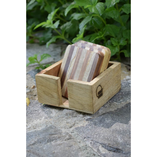 Two Toned Coaster Set   - Set of 4 coasters