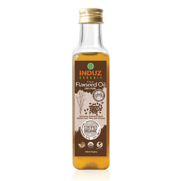 Organic Flaxseed Oil (Cold Pressed) - 100 ml