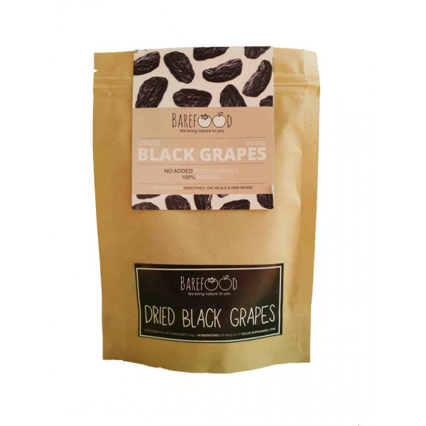 Dried Black Grapes (Pack of 3)