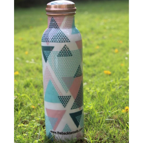 Ayurvedic Copper Bottles | Printed | 1 Ltr.