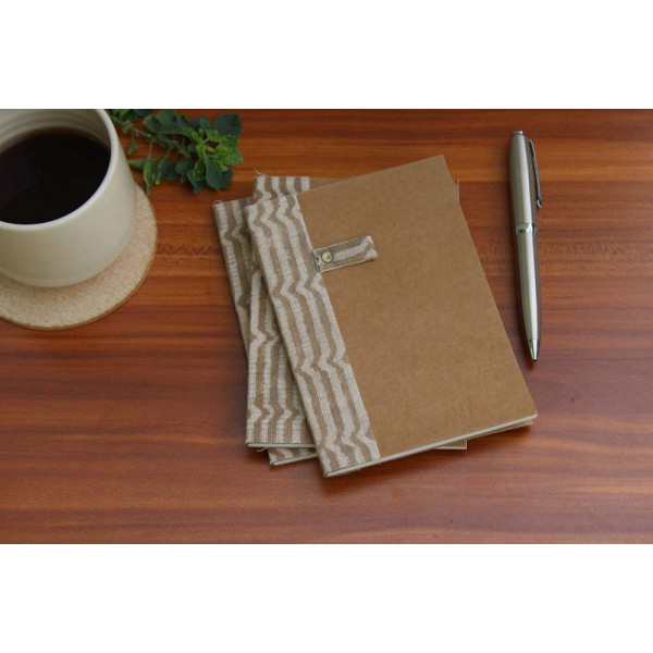 A6 Paperback Notebook - Set of 3 (White Lines)