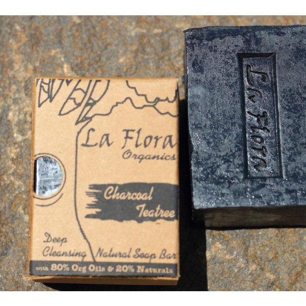 Charcoal Tea-tree Deep Cleansing Black Soap Bar