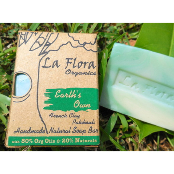 French Clay & Patchouli Handmade Soap Bar - "Earth's Own"