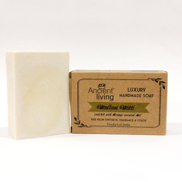 Organic Multani-mitti / Fuller's Earth  handmade soap (100 gms)