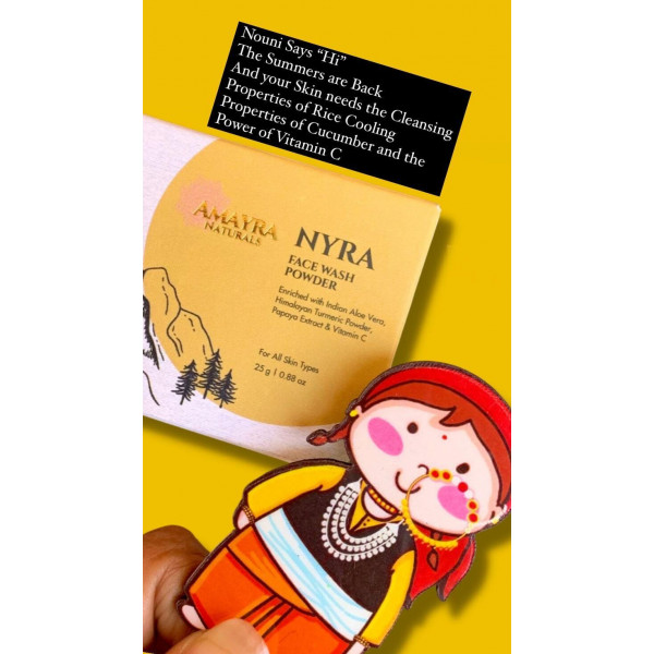 Amayra Naturals Nyra Face Wash Powder - 25gm