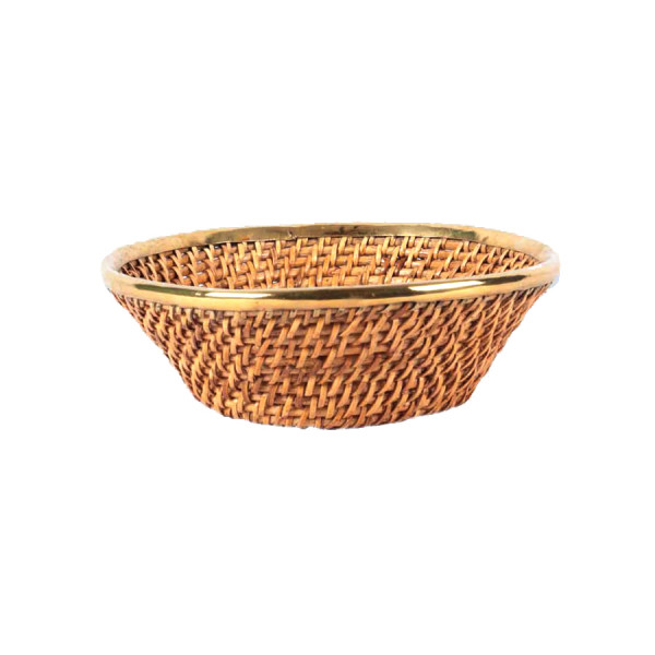 Ecofriendly Cane Fruit Bowl (Round 14")