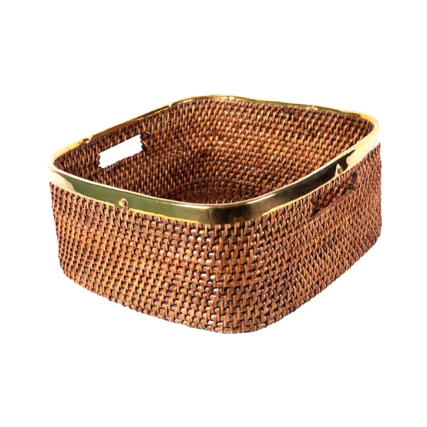 Ecofriendly Cane Basket (Square 14")