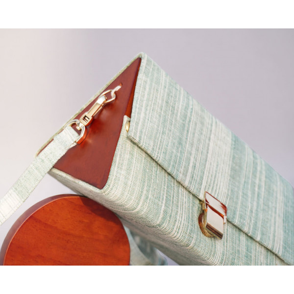 The Green Triangle Shoulder Bag