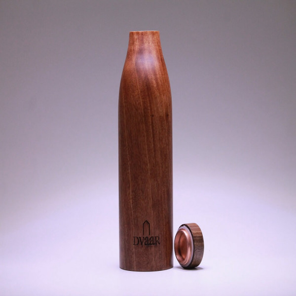 BLACK BERRY WOODEN COPPER BOTTLE 