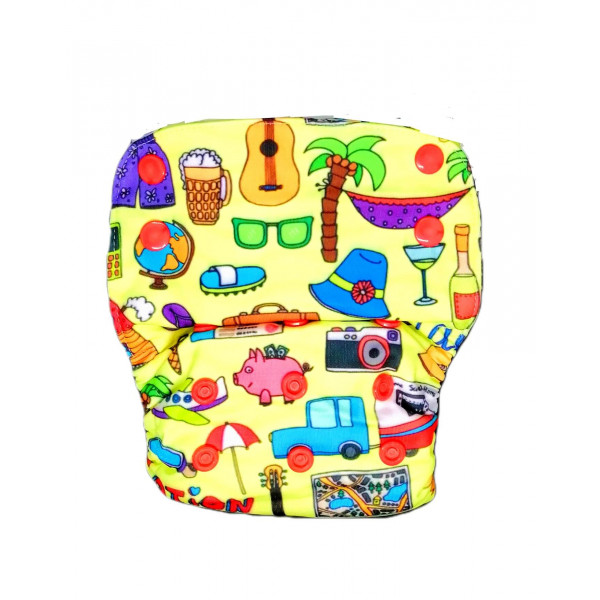 Vacation Nano Cloth Diaper with Prefold Inserts