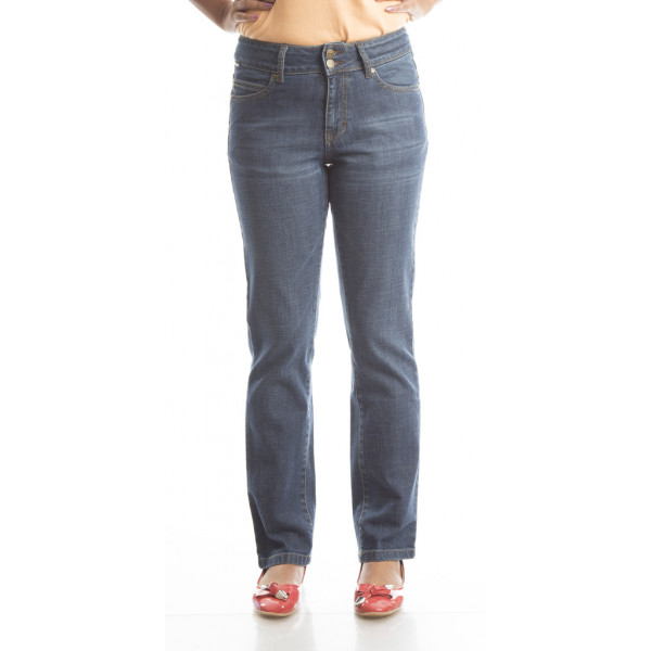 Ladies Jeans - Below Waist Slim Fit, Tapered Leg - Wiskers (Waist 32)