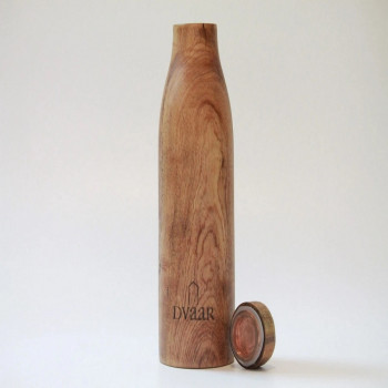NEEM WOODEN COPPER BOTTLE - 500 ML