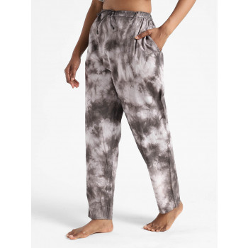 Organic Cotton & Natural Tie & Dye Womens Slim Fit Pants