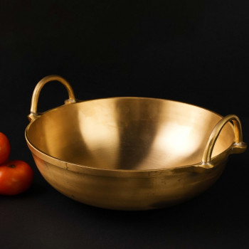 Bronze/Kansa Kadai (LARGE)