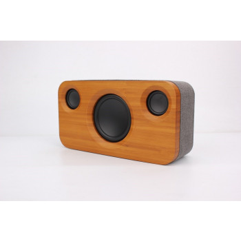 Bamboo Stereo Speaker 2.1 Channel Sound Dual Embedded Speakers