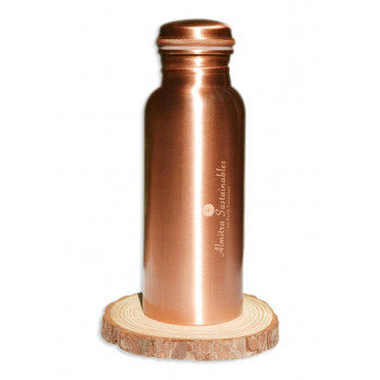 Wooden Copper Water Bottle Mahogany Online 500ML eco-friendly gift