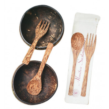 The Coconut Bundle - Plastic-free reusable bowls/cutlery set