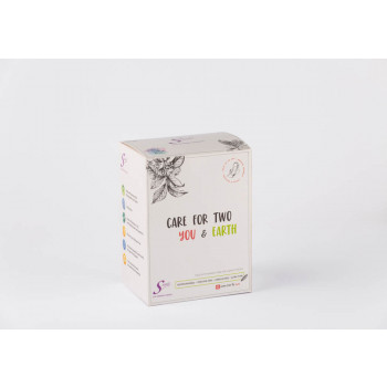Saathi Bamboo Fibre Biodegradable Sanitary Pads - Pack of 12 (4 regular + 4 XL+ 4 Overnight)