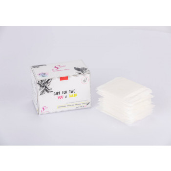 Panty Liners - Bamboo Fiber Pads Biodegradable - Pack of 24