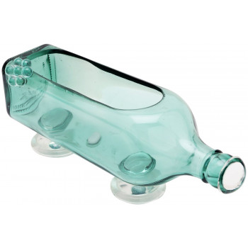 Beautiful Tissue Holder cum Glass Planter (Sea Green)