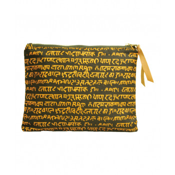 Mantra Pouch (Mustard Yellow/Black)