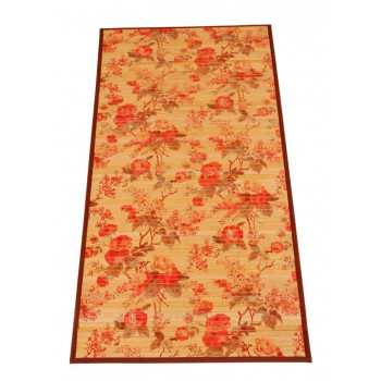 Bamboo Carpet Red Roses Digital print- Asan/Prayer Mat (2 x 3 ft)