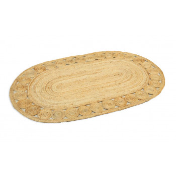 Cylindrical Jute Rug 