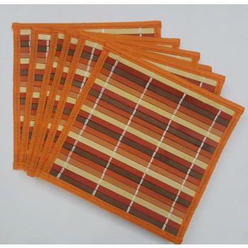 Bamboo Hot Dish Mats/ Table Coasters (30 X 30 CMS)