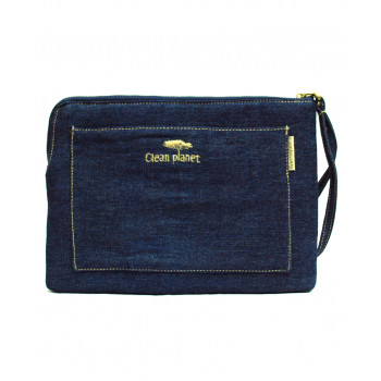 Denim Wide Tablet Sleeve