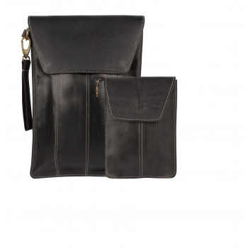 Upcycled Tube Laptop Sleeve And Pouch Set
