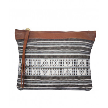 Black & White Handcrafted Clutch