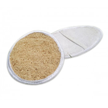 Natural Oval Loofah-(Pack of 2)