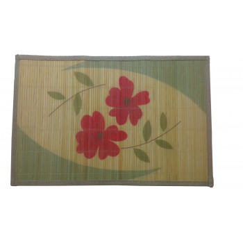 Bamboo Placemats Floral Digital Print (30 x 45 cms) 