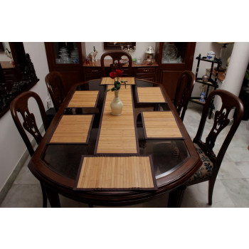Bamboo Placemat Brown (30 X 45 cms)