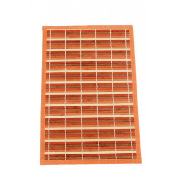 Bamboo Table Runner - Orange Stripes (30 X 135 cms)