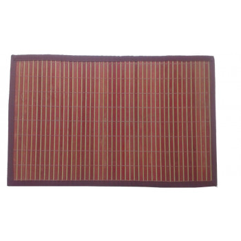 Bamboo Placemats - Red & Cream (30 X 45 cms)