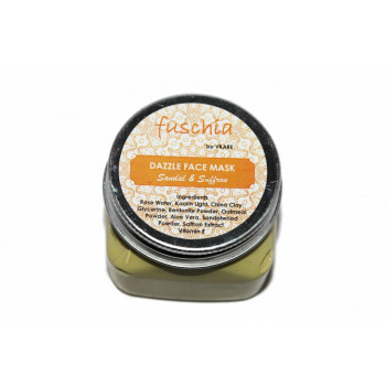 Organic Dazzle Face Mask - Sandal & Saffron