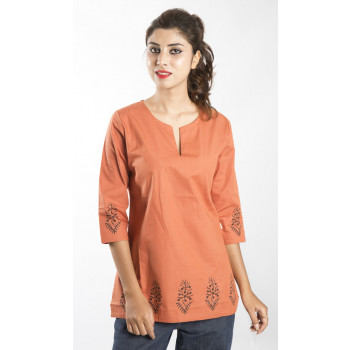  3/4th Sleeves Short Kurti (S)