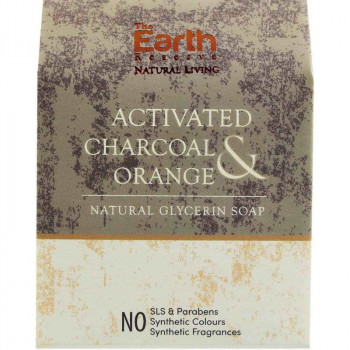 Activated Charcoal & Orange Natural Glycerin Soap (100 gms)