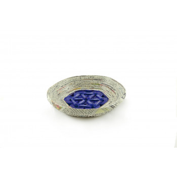Handmade Round Bowl - 15 (Dark Blue)