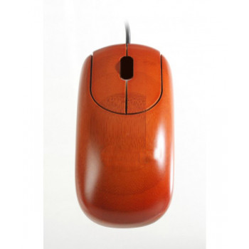 Bamboo Wired Mouse Mini Optical USB Interface (Orange)