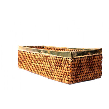 Rustic Cane Fruit cum Bread Basket ( Rectangle 15" x 6")