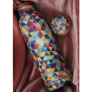 Ayurvedic Copper Bottles | Printed | 1 Ltr.