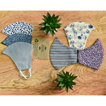Cotton Face Masks | Reusable | Washable | Pack of Assorted 6