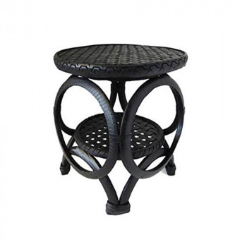 De'Dzines Handcrafted Eco-Friendly High Tea Table 25" of Height 63 x 63 x 79 cm for Living Room / Garden / Patio / Terrace / Pool Side / Bar / Indoor / Outdoor