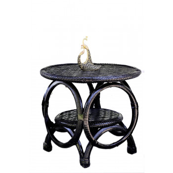 De'Dzines Handcrafted Eco-Friendly High Tea Table 36" of Height 90 x 90 x 79 cm for Living Room / Garden / Patio / Terrace / Pool Side / Bar / Indoor / Outdoor