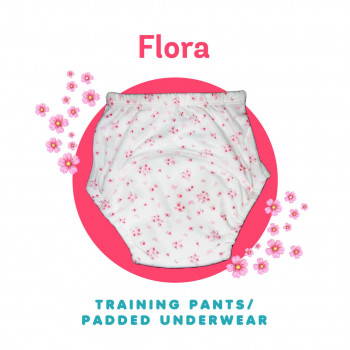 Flora- Cotton-Padded pull up Training pants/ Padded Underwear